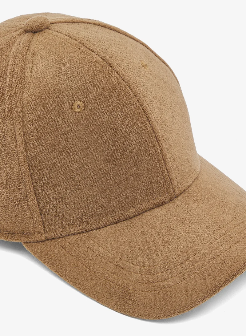 Ginger Brown Classic Suede Cap for Women | Best Price UAE